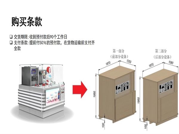 32.奶茶機標準產品交貨周期多長？